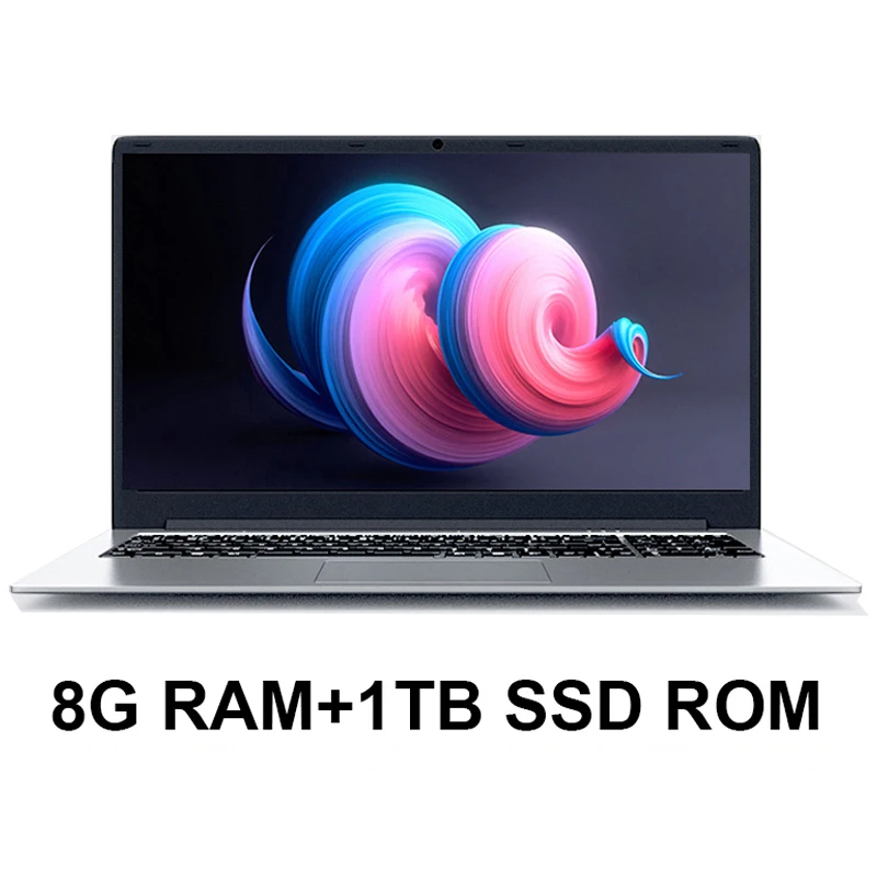 15,6 дюймовый ноутбук 8G ram 1 ТБ 512G 256G 128G SSD rom Ноутбук компьютер J3455 процессор ультрабук четырехъядерный с Win10 OS ms Office