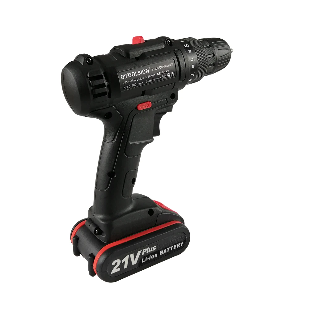 21V Portable Cordless Hand Drill Electric Drill Multifunctional Cordless Screwdriver Handheld Power Tools With Plastic Box (7)
