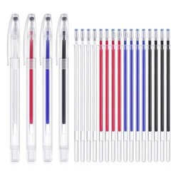 Haile – stylo effaçable à haute température, 2 + 14 pièces, en tissu effaçable à la chaleur, recharge, bricolage, Patchwork, vêtements, marqueur de tableau de bord 