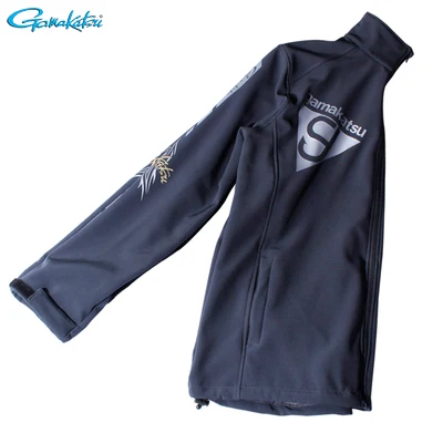 GAMAKATSU Мужская спортивная одежда, сохраняющая тепло, одежда для рыбалки, штаны, пальто, костюм, Солнцезащитная куртка, парка, ветрозащитная дышащая одежда - Цвет: Gray Jacket