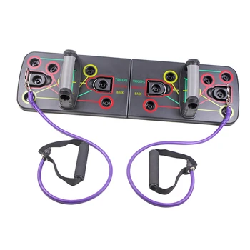 

Push Up Board Push up Stands with Pull Rope Home Gym Exercise Workout Tool Multifunctional Fitness Equipment