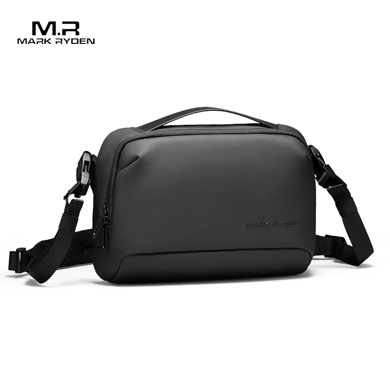 Mark Ryden Large Capacity Chest Bag Men Water Repellent Shoulder bag Short Trip Messengers Crossbody Bag Men for 9.7 inch iPad