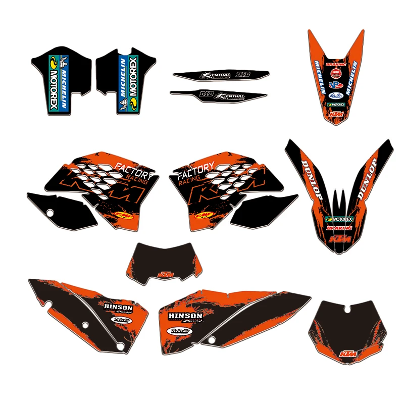 Main lebar Enduro Mud Reinforcement Moto Cyclomoteur Aluminum Colors