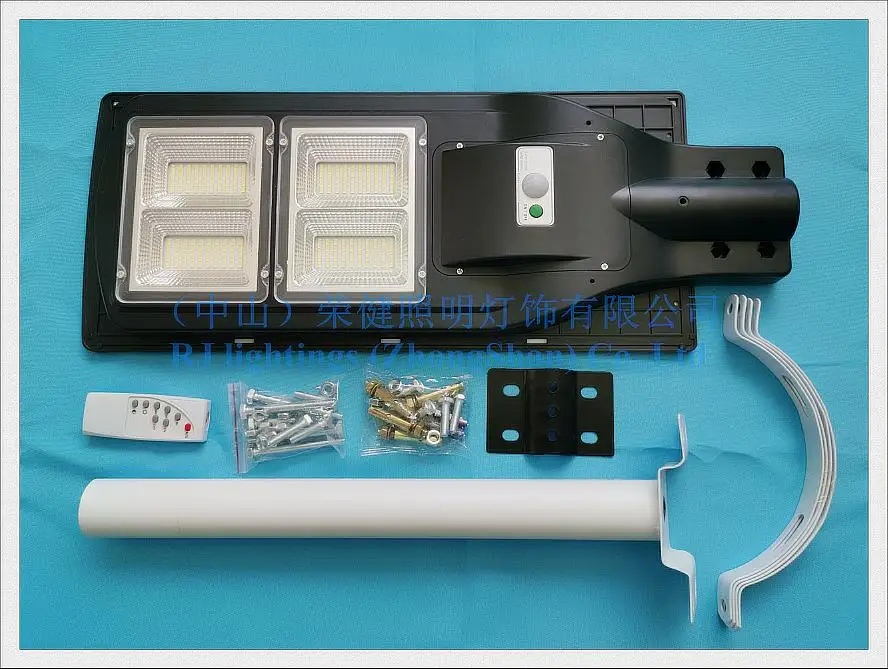 Уличный светодиодный светильник на солнечной батарее 40 Вт/80 Вт/120 Вт/160 Вт с ИК-датчиком, пультом дистанционного управления, винтами, обручем на руку, батареей, весь комплект