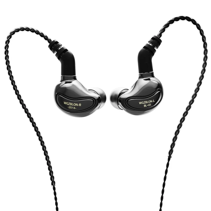 Blon Bl01 Earphones 10mm Biology Fiber Diaphragm Driver Headphone Dj