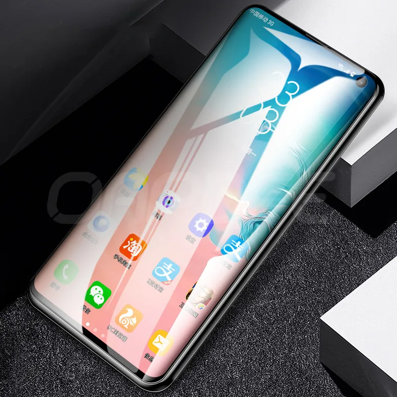 30D полное покрытие протектор экрана закаленное стекло на для samsung Galaxy S10 5G S9 S8 Plus S10e Note 8 9 10 Pro стеклянная пленка