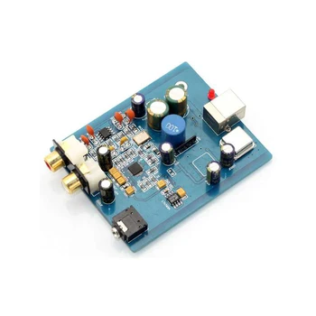 

HIFI SA9023 ES9018K2M USB DAC Decoder board External Card Support 24Bit 92k for audio Amplifier