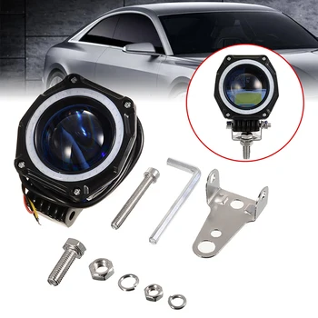 

3" Light LED 9-32V 20W 1800LM Work Light Spot Angel Eye Driving Fog Lamp Car Off-road IP67 Auto Styling