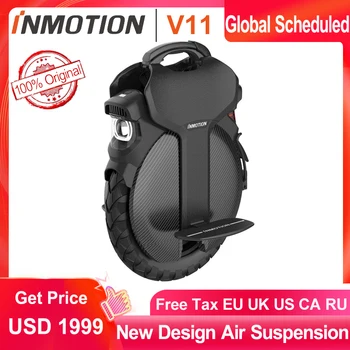 شراءإنموشن V11 الدراجة الهوائية الأحادية العجلة الهواء تعليق 84 فولت 2200 واط 1500wh سكوتر بإمكانية التوازن الذاتي الكهربائية البناء في مقبض مونوويل هو...