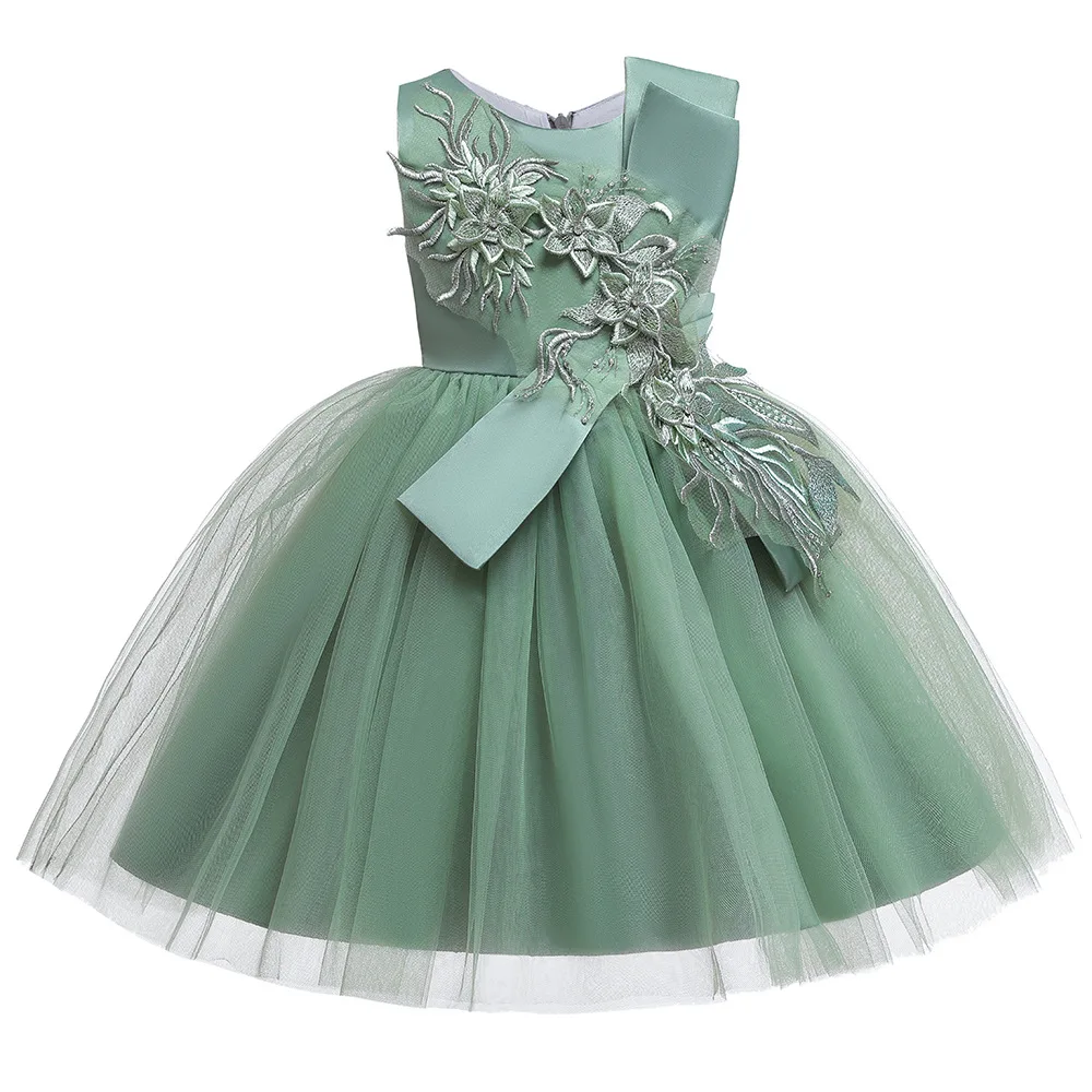 

Girls Dress Princess Dress halloween Christmas Birthday Party Wedding Flower Girl Gauze Noble Lace Evening Dres Children Costume