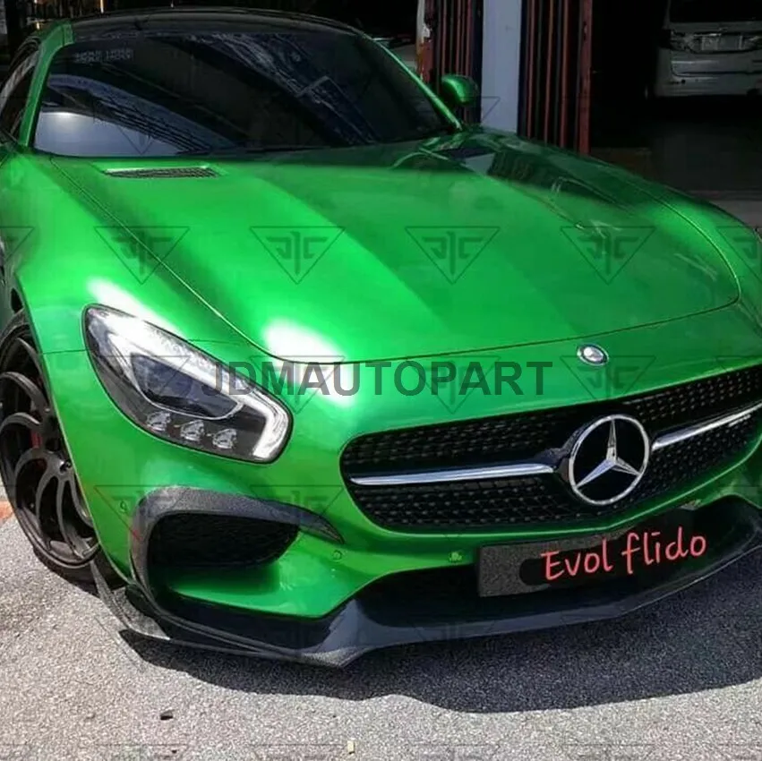 Подходит для Mercedes Benz AMG GT GTS передняя губа из углеродного волокна и