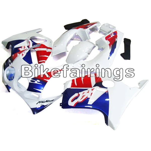 Полный обтекатели для Honda CBR250RR CBR250 RR MC19 1988 1989 88 89 впрыскивание, АБС-пластик электронный атомайзер-белого и синего цвета красный
