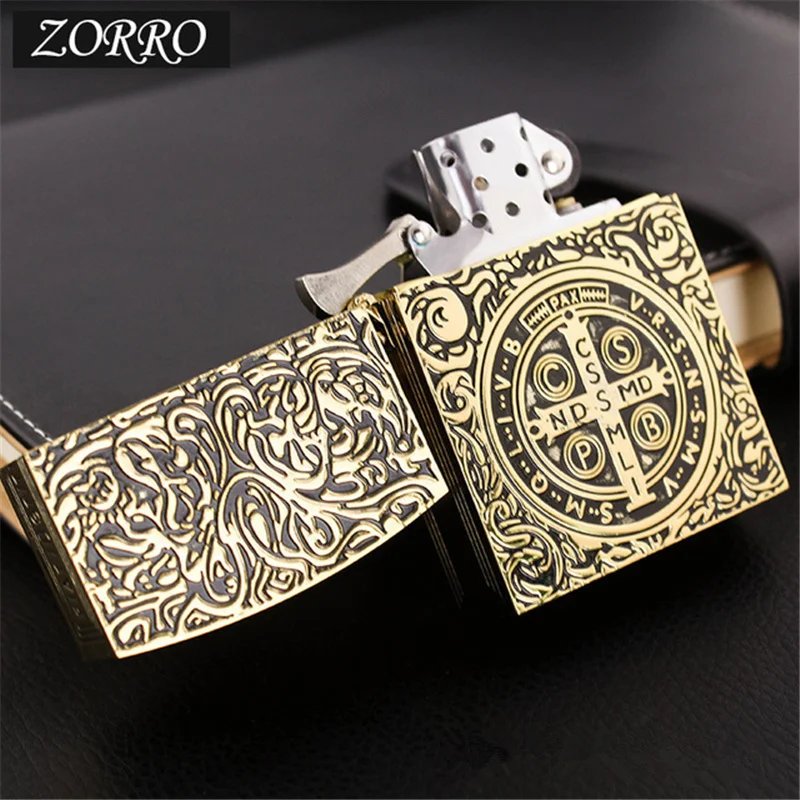  Constantine Zorro Kerosene Lighter Vintage Kerosene Oil Lighter With Gift Box Gadgets For Men Keros