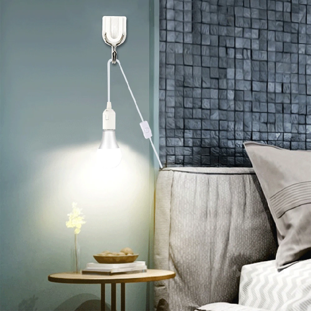 Lamp Base E27 EU US Hanging Pendant LED Light Fixture Lamp Bulb Socket Cord Adapter With On/Off Switch Bases Holder