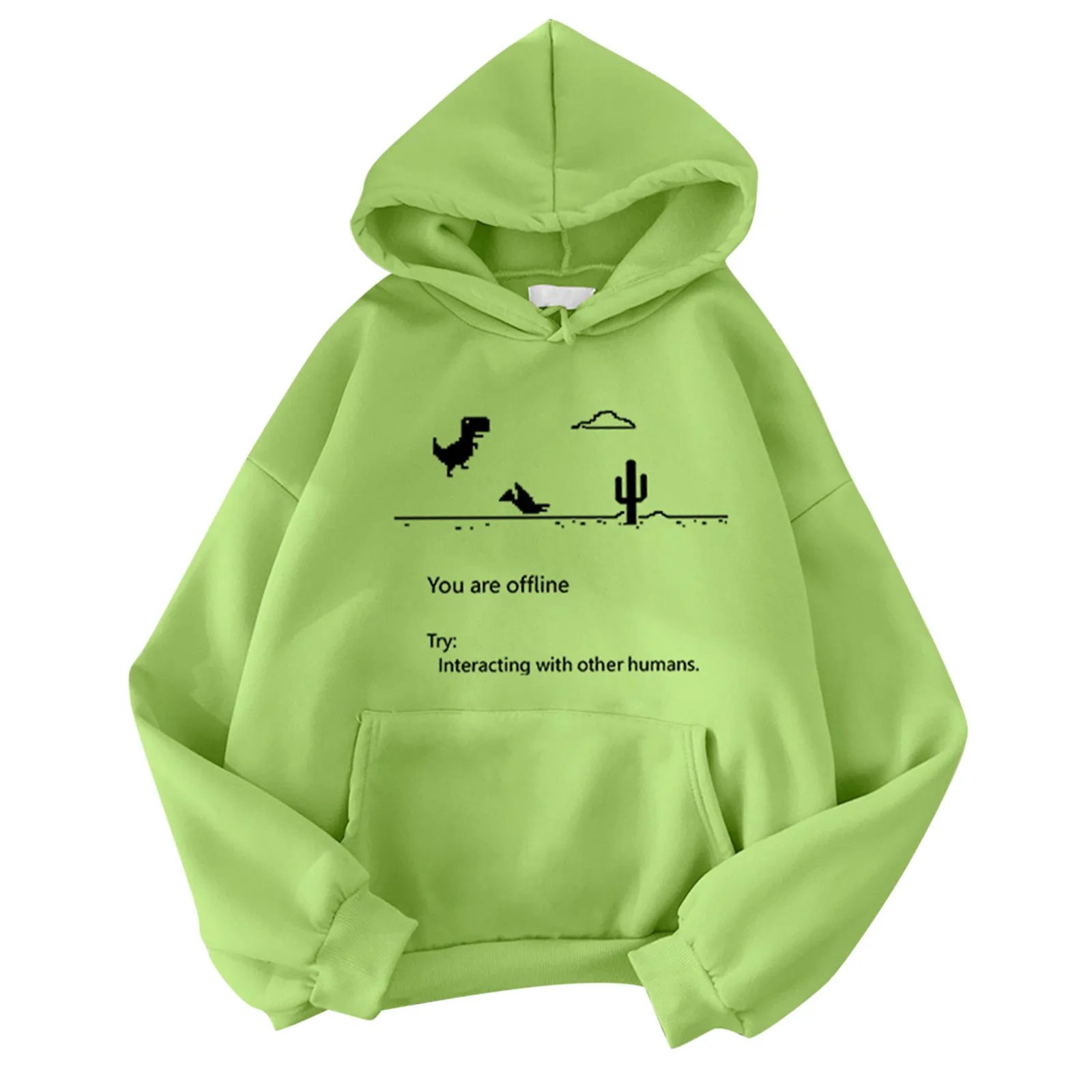 Print Hoodie Women Long Sleeve Sweatshirts Pullover Autumn Hooded American vintage Female Thicken Hip Hop Hoodies Moletom 2
