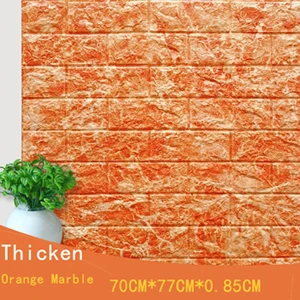 70*77 3D плиточная панель наклейка на стену DIY пенопластовые наклейки школа детский сад Настенные обои-покрытие детская спальня декор для гостиной - Цвет: 70X77CM