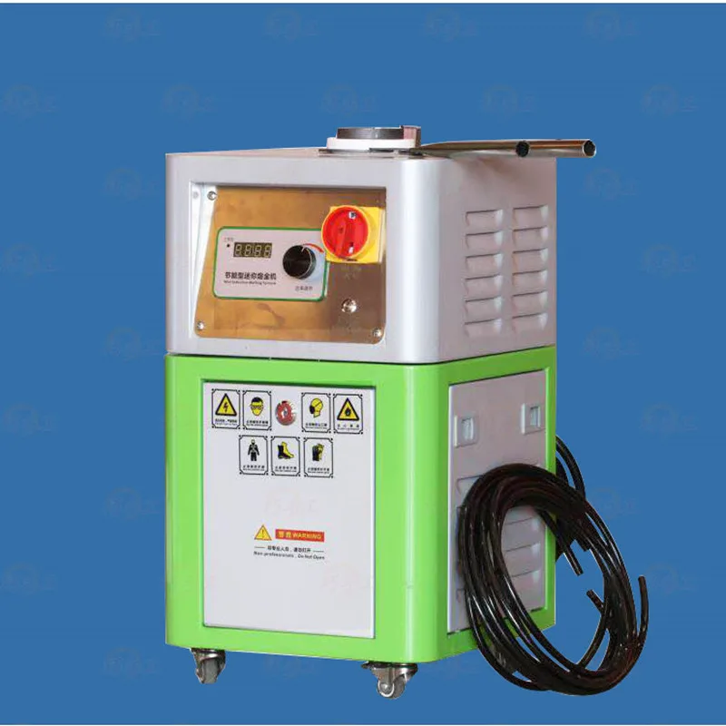 Мини индукционная плавильная машина для золота 2 кг печь ювелирные изделия из