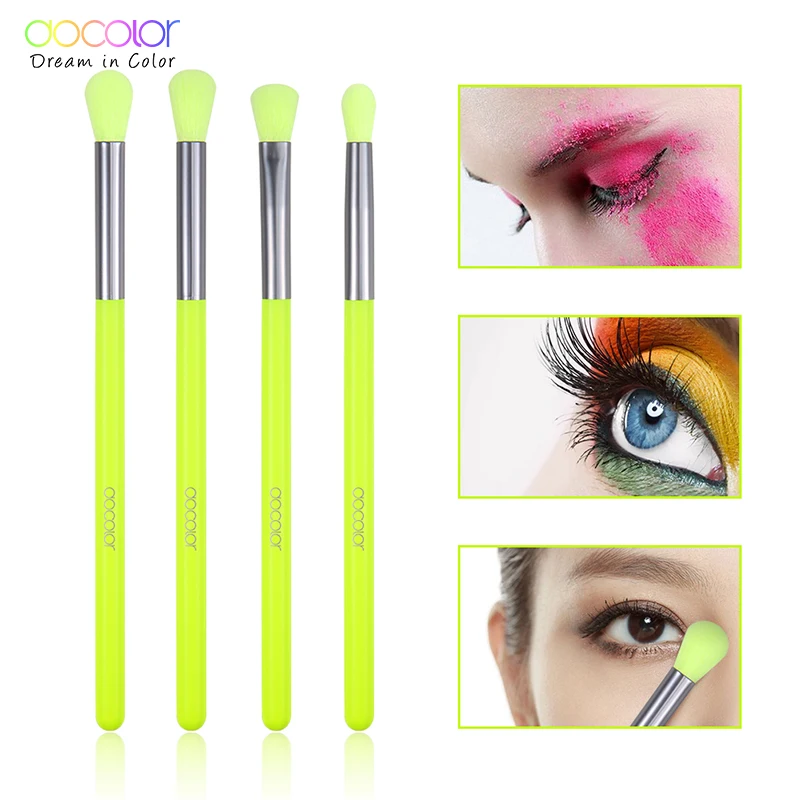 Docolor кисточки для нанесения теней набор Pro Gold Eye растушевывание кисти макияжа