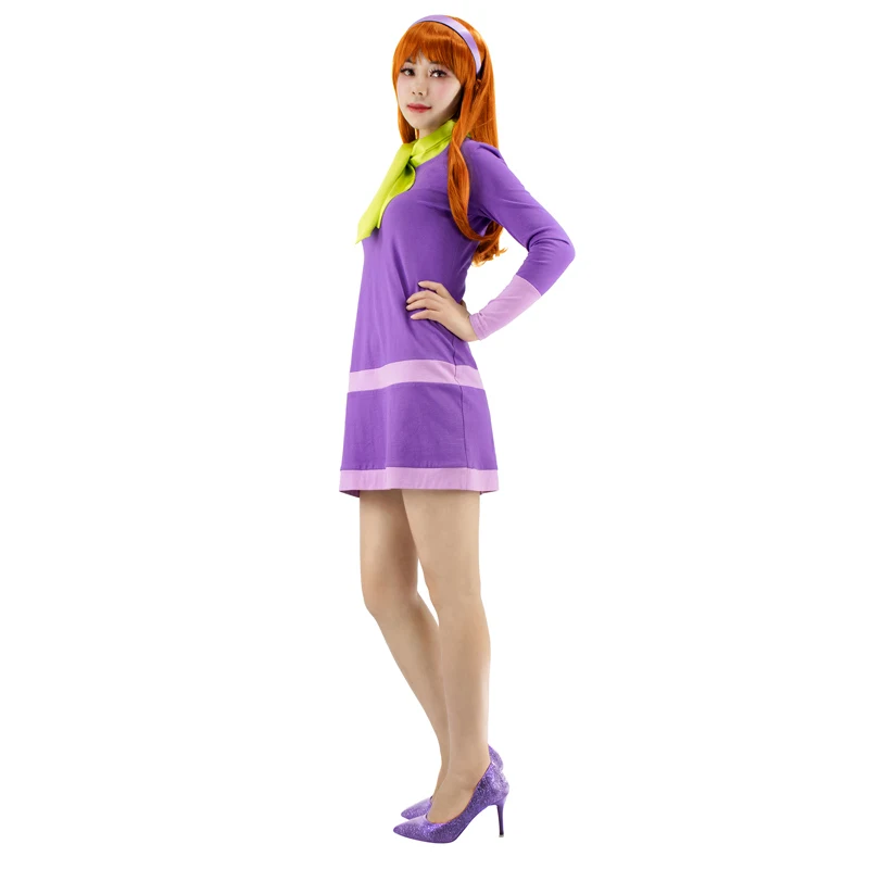 Anime Velma Cosplay Daphne Costume Movie Character Orange Uniform Halloween  Costume For Women Girls - Cosplay Costumes - AliExpress, velma costume 