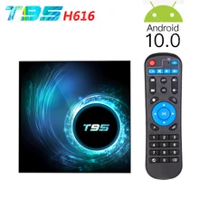 Предпродажа T95 H616 Smart Android 10,0 tv Box 4 ГБ ОЗУ 32 Гб 64 Гб ПЗУ Allwinner H616 WiFi медиаплеер 6K HD 2 Гб 16 Гб телеприставка