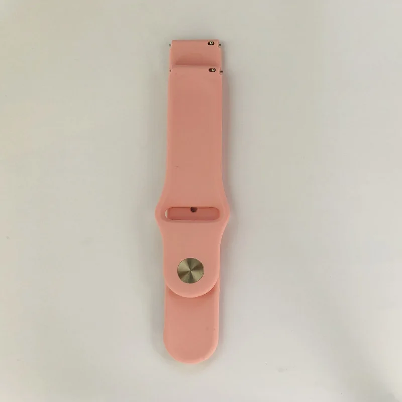 Умные часы, металлический сменный ремешок, браслет из нержавеющей стали, кремнезем, сменные браслеты для P70 P80 T80 P68 Y6 PRO Q8 Q9 SX16 - Цвет: Silica Pink