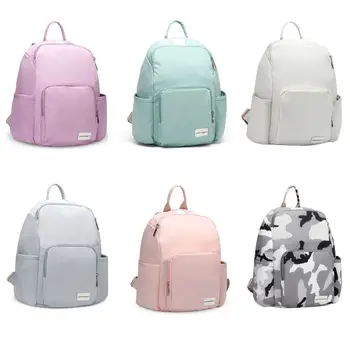 

THINKTHENDO Mummy Portable Maternity Nappy Diaper Bag Large Capacity Travel Backpack with Earphone Hole Daypack