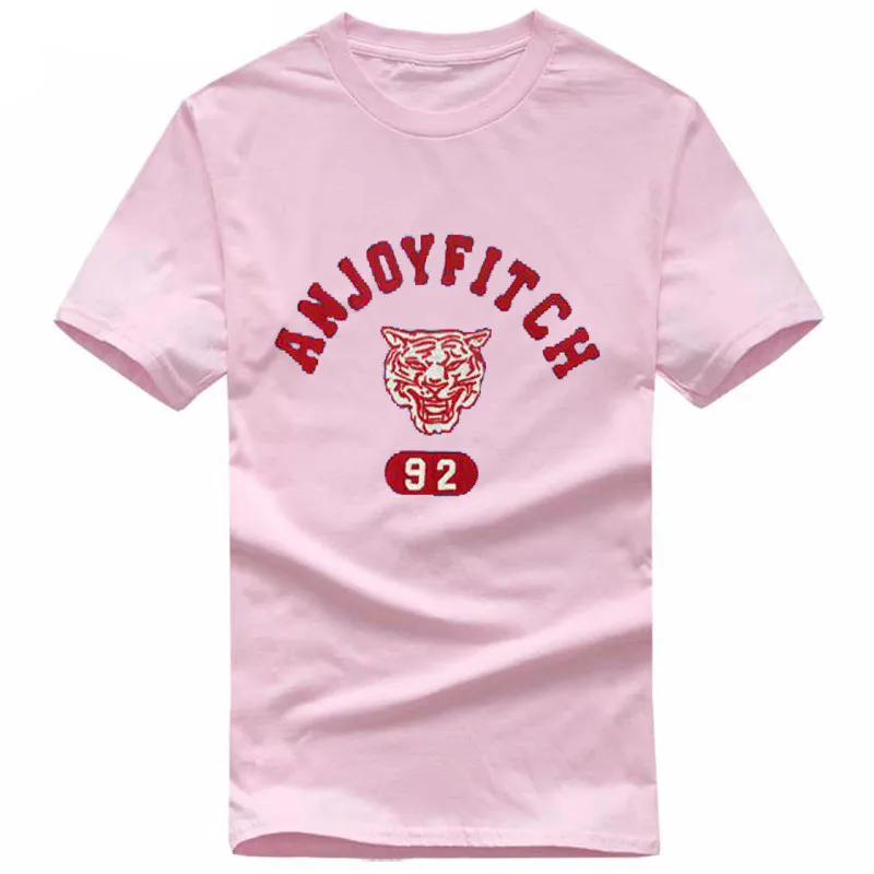 Summer Men's Solid T-shirt Cotton O-neck Short Sleeved T Shirt Men Stretch Red Tiger Letter Casual Tops Tees Male Brand Clothing Summer Men's Solid T-shirt Cotton O-neck Short Sleeved T Shirt Men Stretch Red Tiger Letter Casual Tops Tees Male Brand Clothing