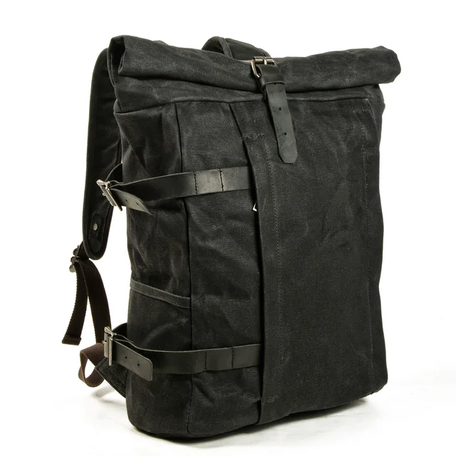 Men Motorcycle Sport Backpack Canvas 