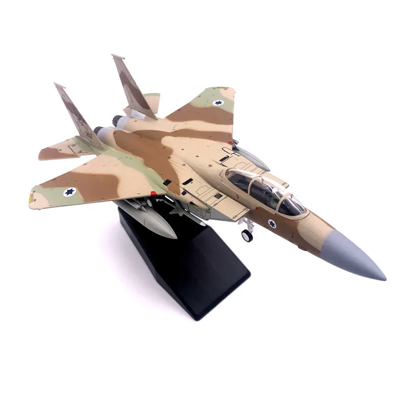 Модель истребителя из тяжелого сплава F15C масштаб 1:100|Вертолеты самолеты корабли