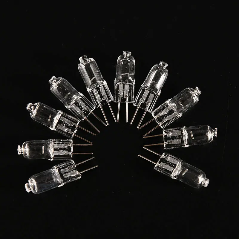G4 Halogen Light Bulb 20W Halogen G4 DC 12V 2800K Warm White Indoor bulb inserted beads crystal lamp halogen bulb 20PCS reptile light bulb reptile lamp bulb heating lamp bulb