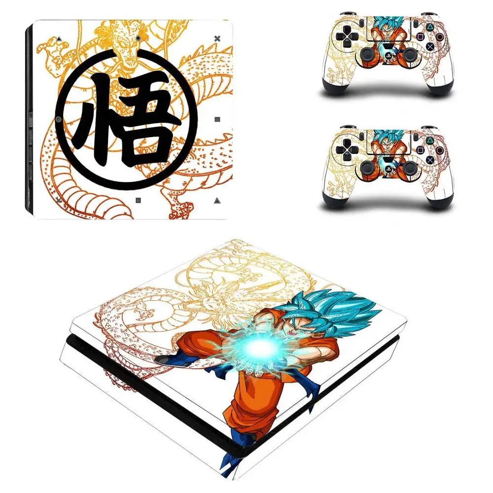 Dragon Ball супер полное покрытие лицевые панели PS4 тонкая кожа Виниловая наклейка, стикер для Playstation 4 консоль и контроллер PS4 тонкая кожа