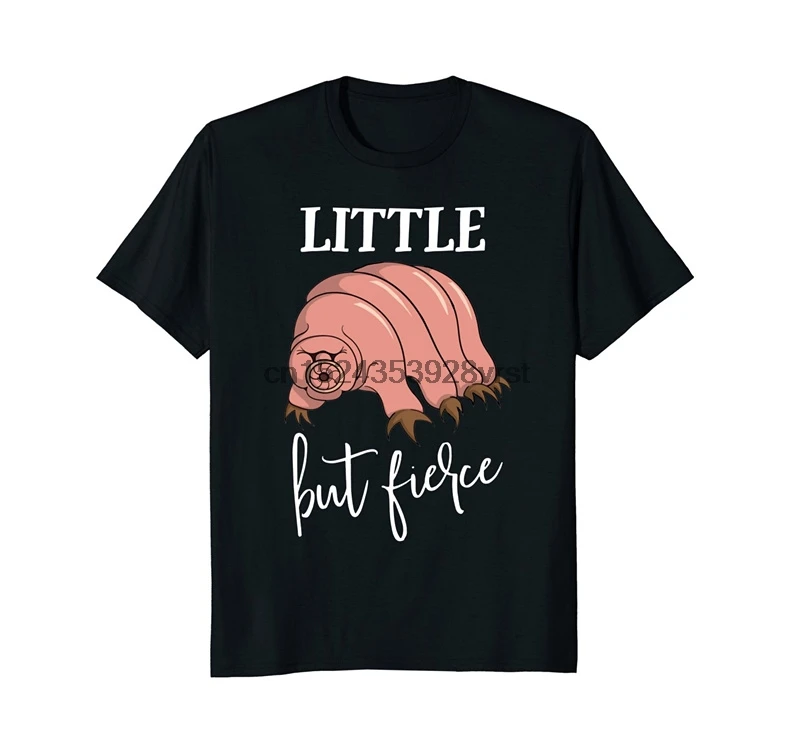 

Vintage Tee Shirts Men Crew Neck Short Short Fierce Water Bear Tardigrade Lovers T Shirts