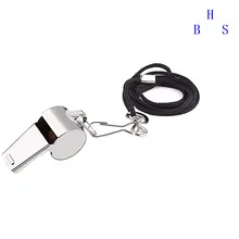 Прямые продажи нержавеющей стали металлический свисток детей Открытый 6 слов свисток вентиляторы выживания свисток спортивный рефери свисток