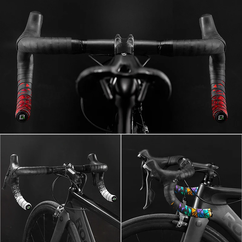 MTB Road Cycling Handlebar Tape 2.3MM Thickened PU Eva Grip Strap bike handlebar tape bicycle handlebar strap