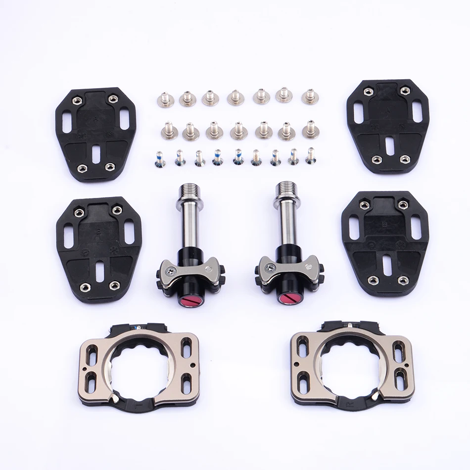 Description Picture 6 of itemTitanium Alloy Axle Road Bicycle Pedals ultra-light self locking pedal pedal road bike auto-lock fur SpeedPlay pedal 204g