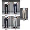 BROWON Brand Pants Men Casual Mid Long Trousers Male Bamboo Fiber straight Work Pant men's summer thin big size 29-42 ► Photo 3/6