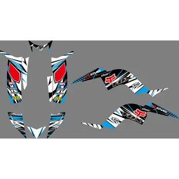 

Full Graphics Decals Stickers Motorcycle Background Custom 3M For YAMAHA Raptor 90 Raptor90 2009 2010 2011 2012 2013 2014 2015