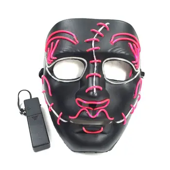

Scary LED Mask Purge Wire Light Up for Halloween Party Cosplay Costume Festival Decoration 72XC