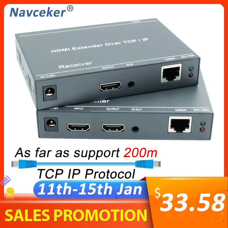 2020 ZY DT209 RJ45 HDMI удлинитель IP по UTP/STP CAT5 CAT5e CAT6 с ИК LAN сетью 200 м Ethernet|extensor hdmi|hdmi extenderhdmi extender ethernet |
