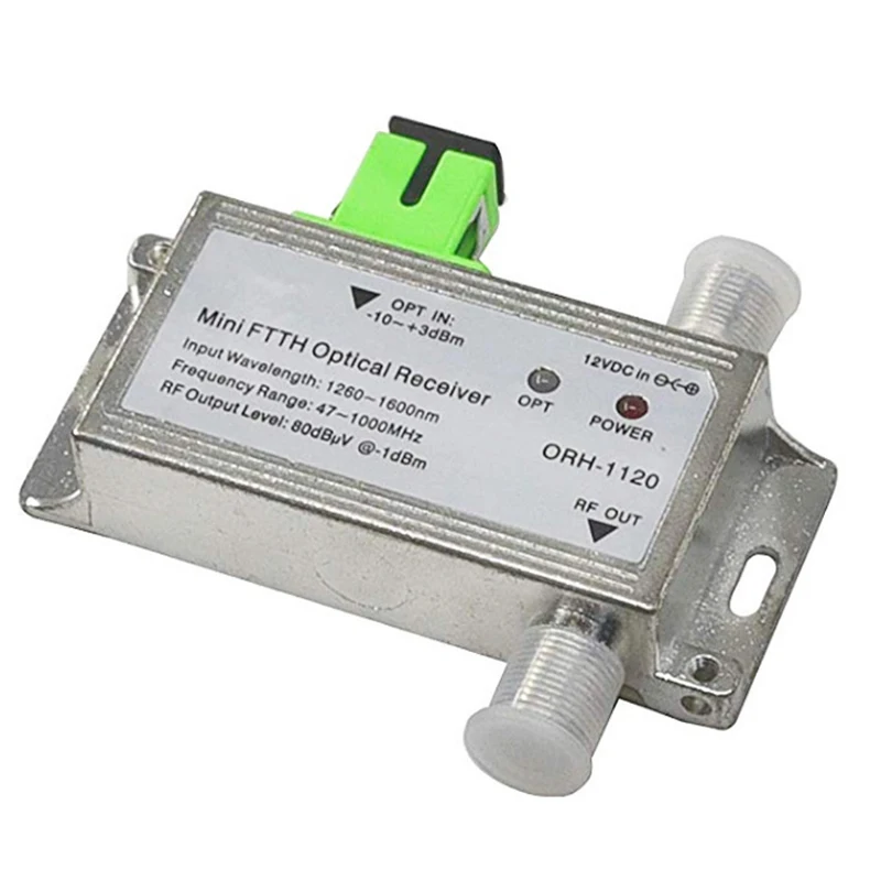CATV FTTH оптический узел приемник ORH 1120A 1310 нм и активный AGC МОДЕЛЬ 47 1000 МГц такая же