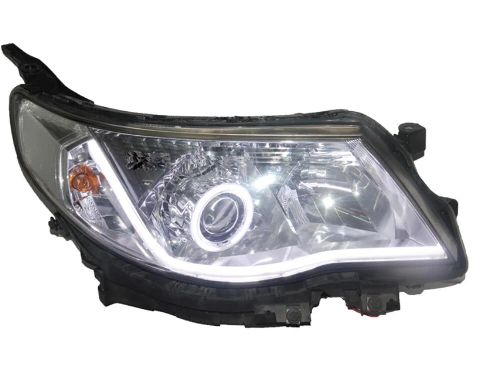 2008~ 2012y автомобильный bupmer головной светильник для Subaru Forester головной светильник автомобильные аксессуары светодиодный DRL HID ксеноновый противотуманный фонарь для Forester налобный фонарь