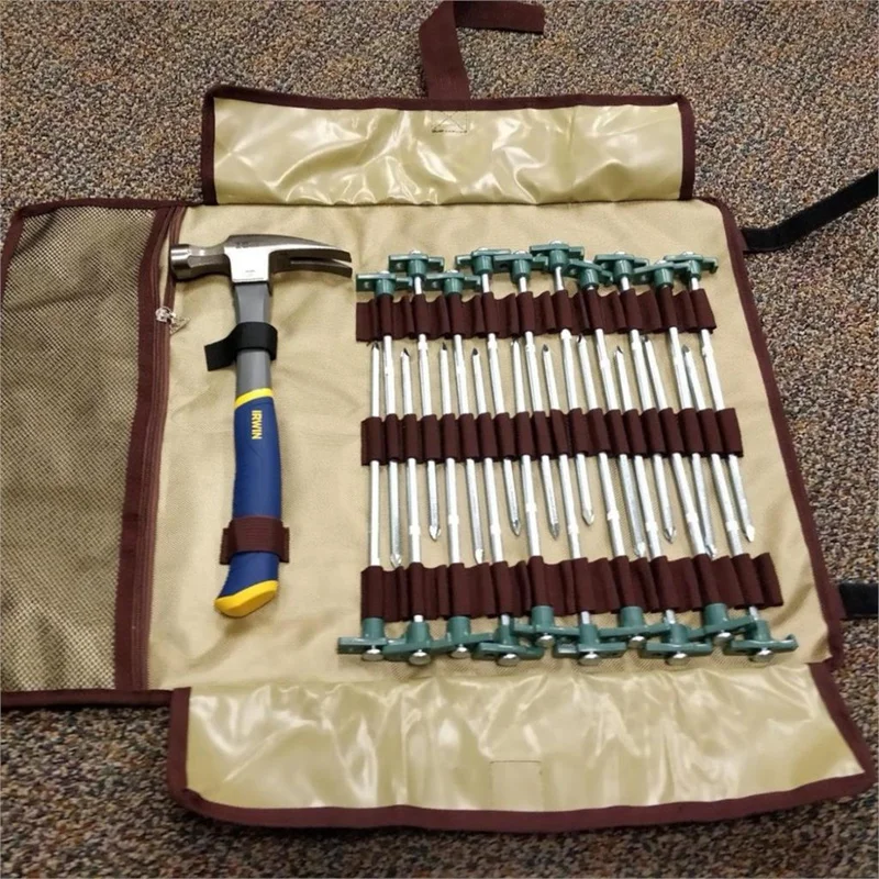 Походная сумка для ногтей, сумка для инструментов, походная сумка для ногтей, сумка для хранения палаток, молоток для ногтей, Портативная сумка для хранения