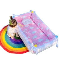 Портативная кроватка-кровать для детской игры, съемный бионический пояс для новорожденных, фитнес-рама, кровать для сна