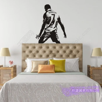 

C Ronaldo Football Player Wall Sticker Sports Decal Kids Room Decoration Posters Vinyl C Ronaldo Car Soccer Player Decal