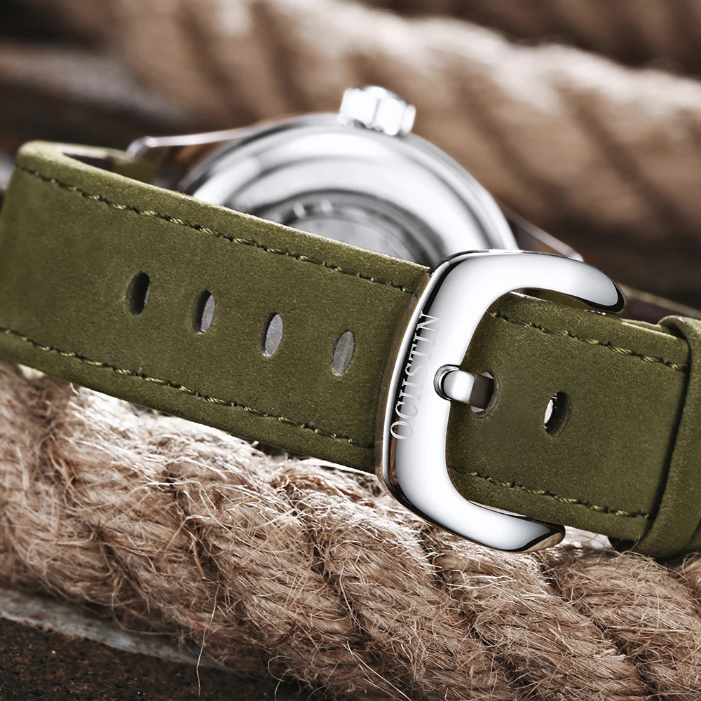 Mechanical Watch OCHSTIN Men Automatic Luxury Casual Dress Military Outdoor Sports Army Mens Wristwatches Waterproof