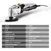 DEKO New 220V/50Hz AC DKOM40LD1 Variable Speed Electric Multifunction Oscillating Tool Electric Trimmer Saw with Accessories ► Photo 3/6