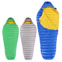 AEGISMAX LETO Camping Ultra-Light Goose Down Mummy Sleeping Bag Portable Easy Carry Compressed Year-Round Backpacking 190/200cm