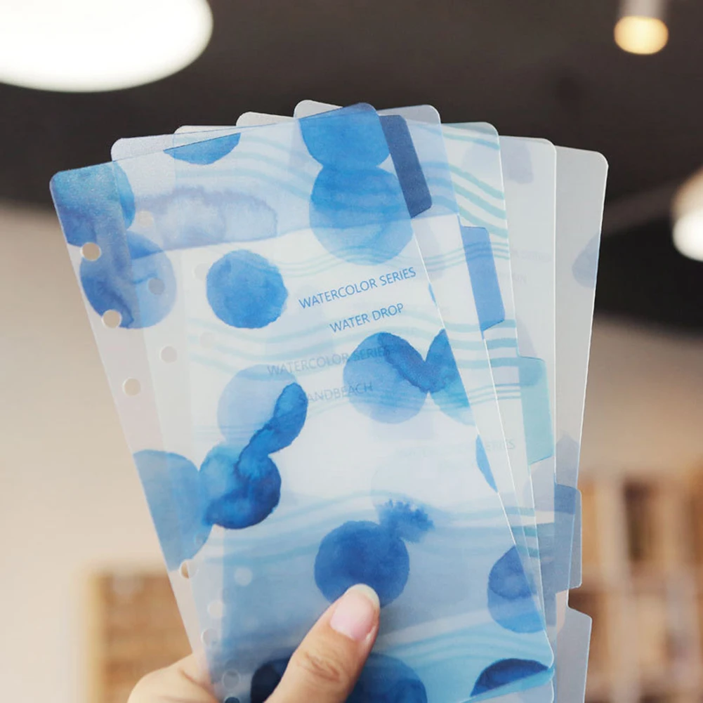 5pcs A5/A6 Colored Notebook Index Page Matte Cover Spiral Diary Planner Paper Note Book Category Pages Stationery 5pcs A5/A6 Colored Notebook Index Page Matte Cover Spiral Diary Planner Paper Note Book Category Pages Stationery