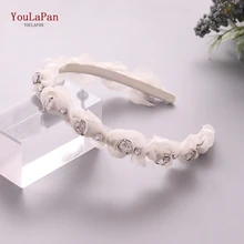 YouLaPan, S261-FG, модные роскошные блестящие стразы, повязка на голову, свадебный камень, ободок для волос, женские аксессуары для волос, свадебные украшения для волос