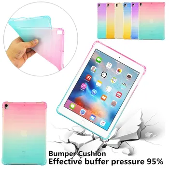 

Slim TPU Case For iPad 10.2 iPad Air 3 2019 Transparent Soft Clear silicone Back Cover For ipad 9.7 2018 2017 Air 1 2 Pro 9.7 ''